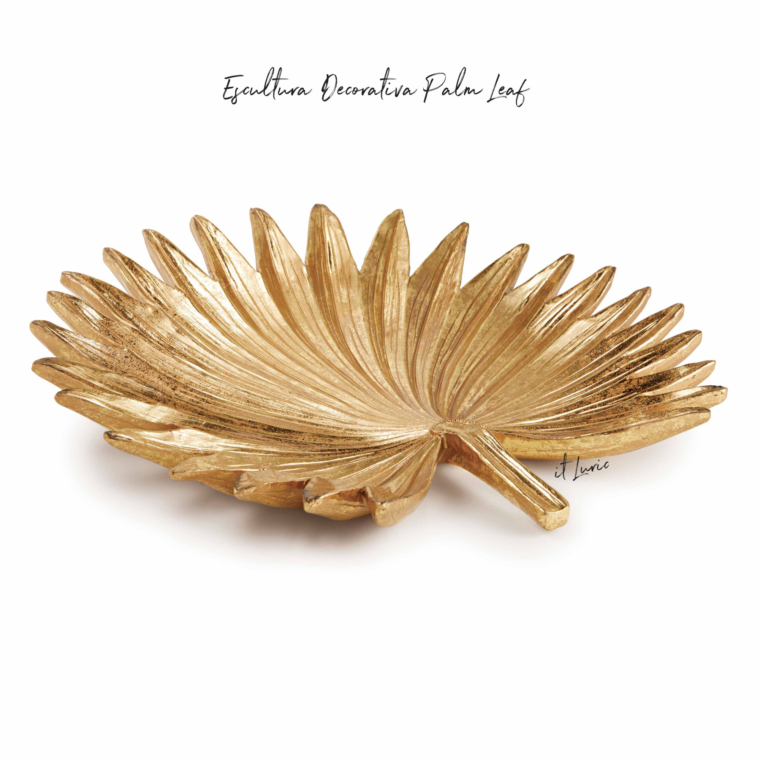 Escultura Decorativa Palm Leaf 1 ESCULTURA DECORATIVA PALM LEAF (1)