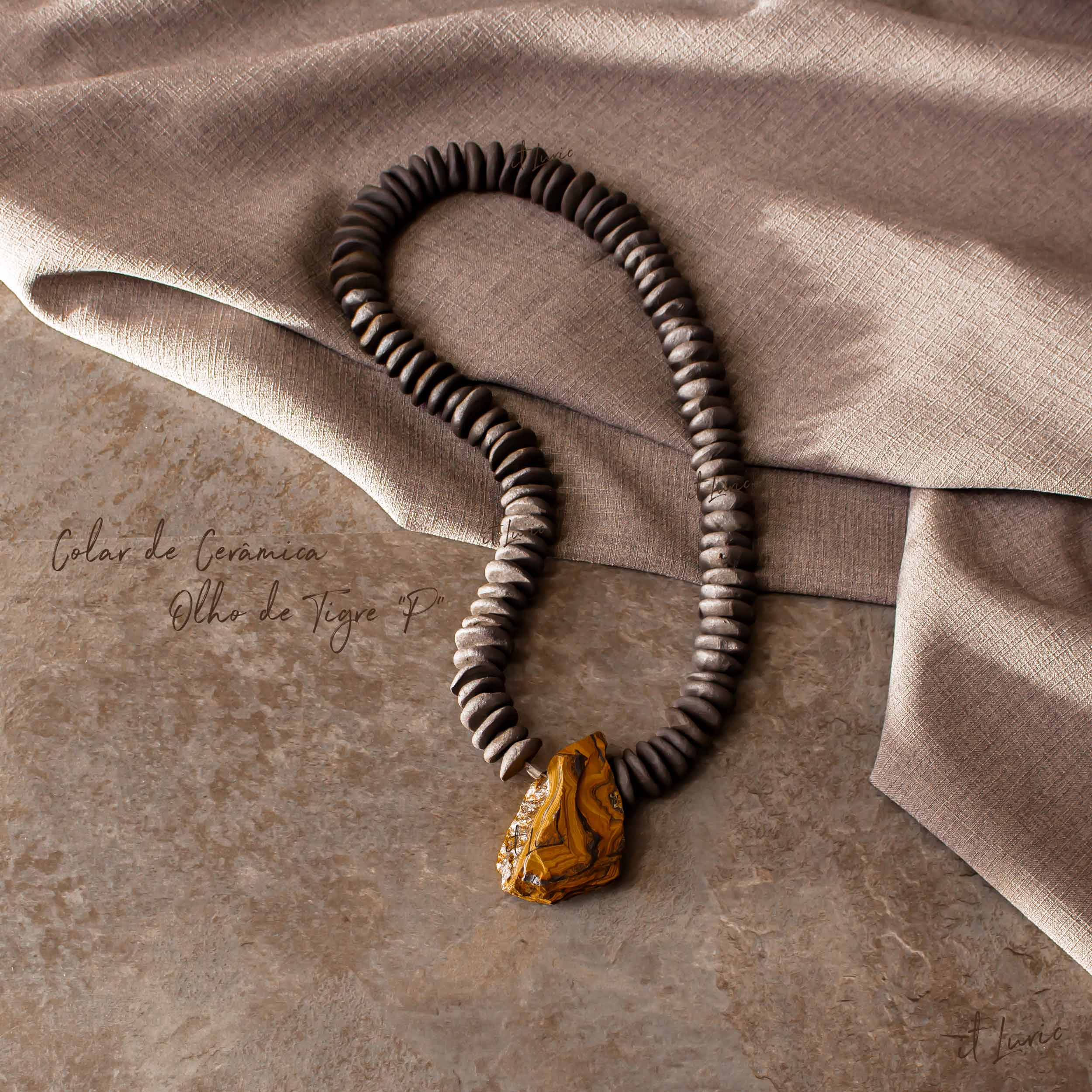 COLAR CERÂMICA OLHO DE TIGRE-P (4)