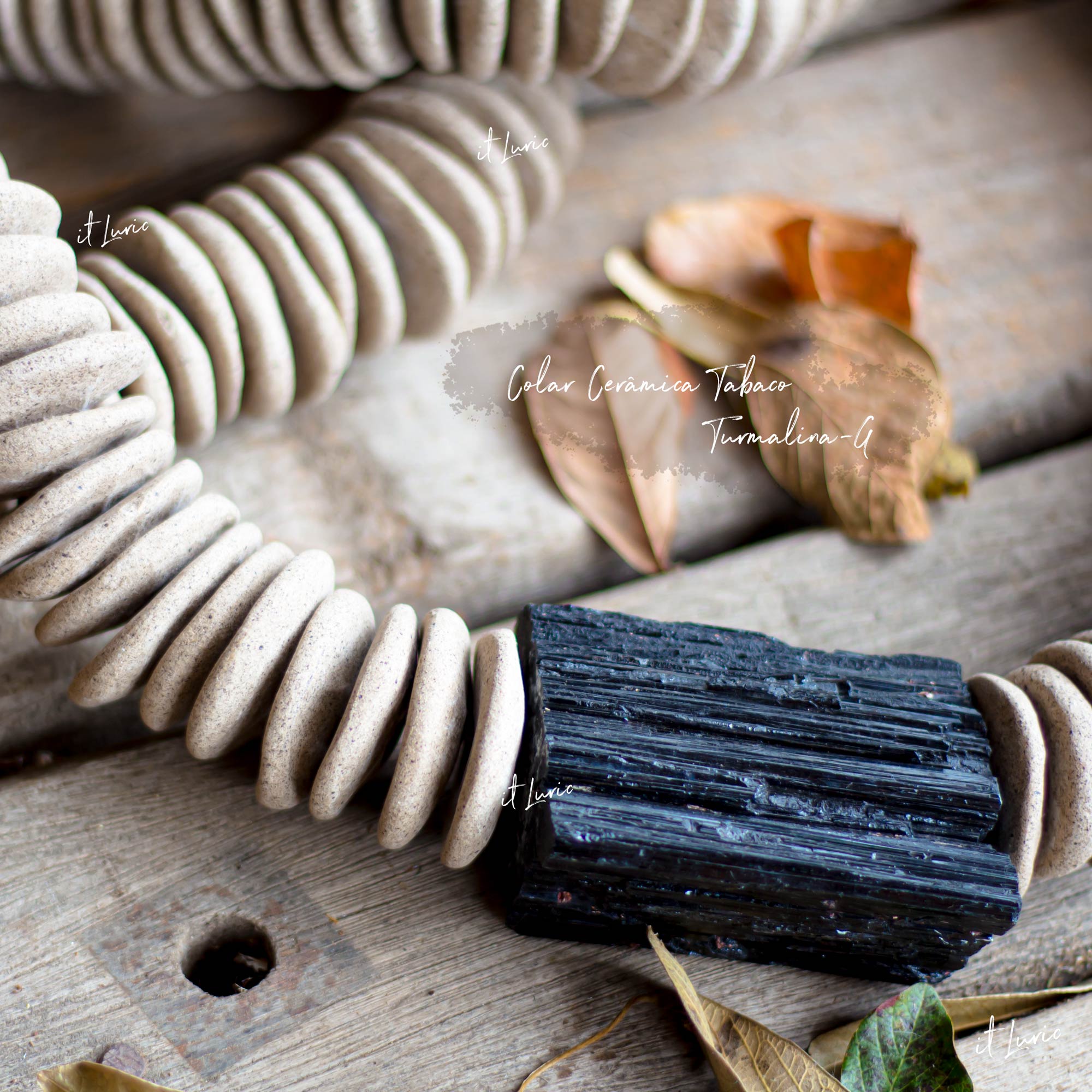 COLAR CERÂMICA TABACO TURMALINA NEGRA-G (3)