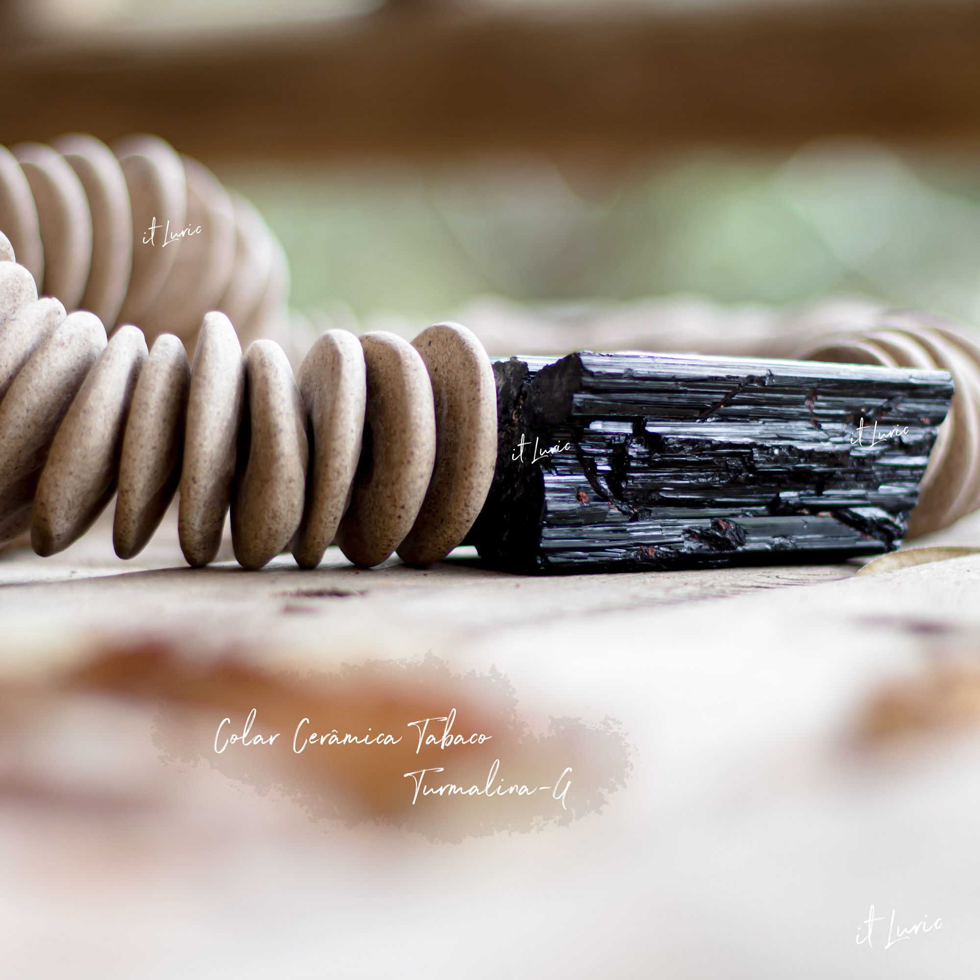 COLAR CERÂMICA TABACO TURMALINA NEGRA-G (4)