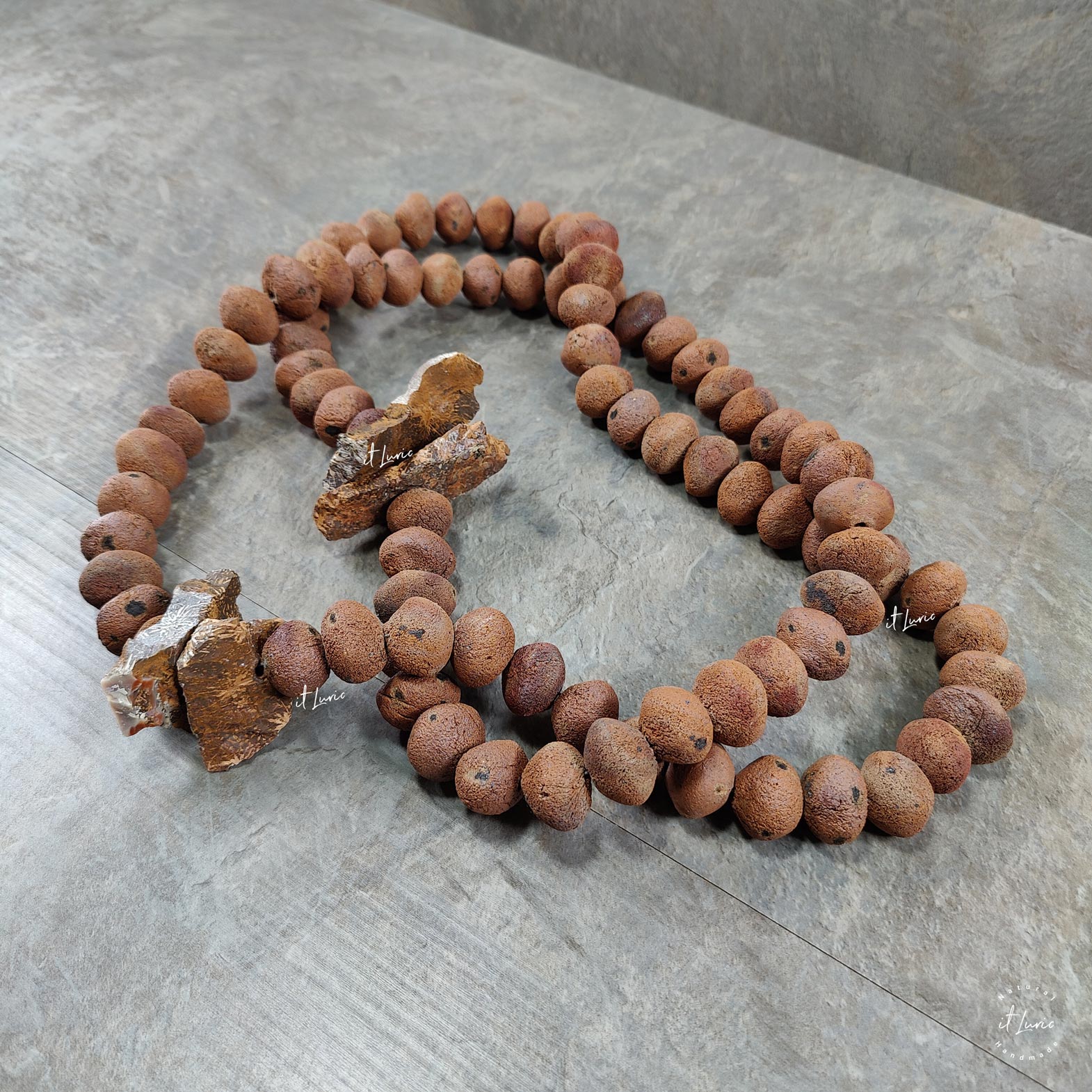 Colar-Decorativo-Terracota-Rustico-Pedras-Jaspe-Flor-1-2