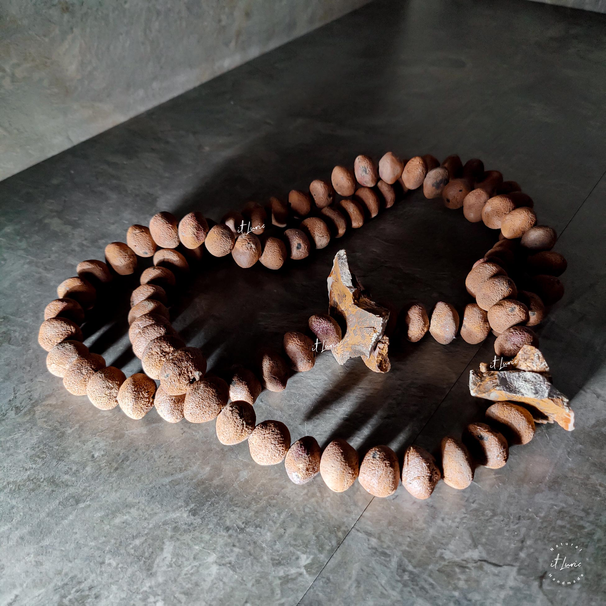 Colar-Decorativo-Terracota-Rustico-Pedras-Jaspe-Flor-1-5