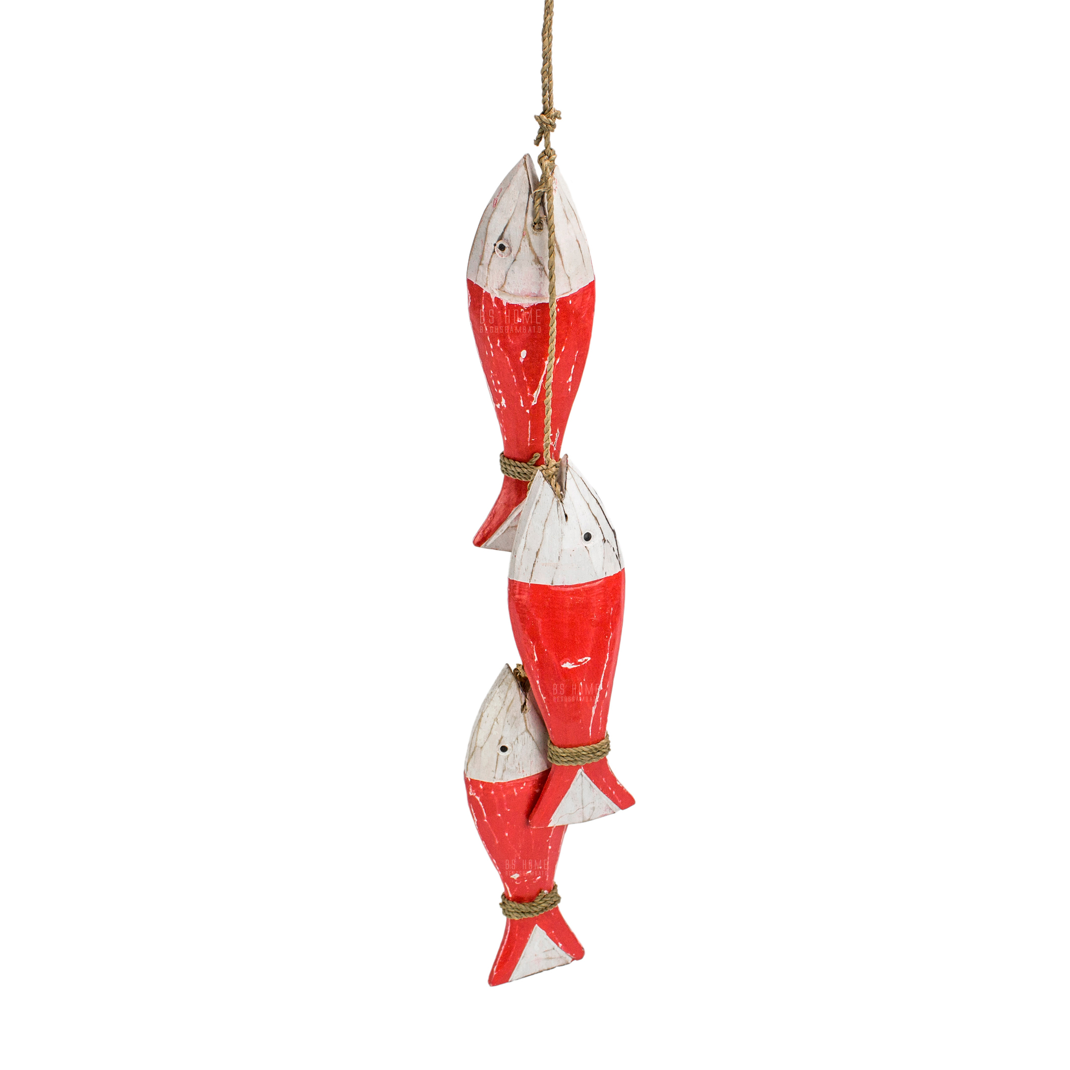 Pingente de Peixe em Madeira Red (4)