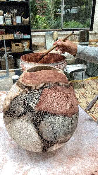 Cerâmica artesanal na decoração 15 Técnica de Pintura na Cerâmica