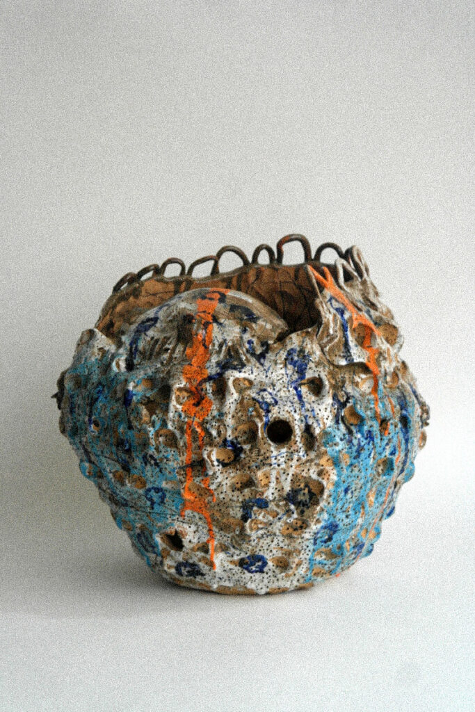 Cerâmica artesanal na decoração 1 Vaso em Cerâmica