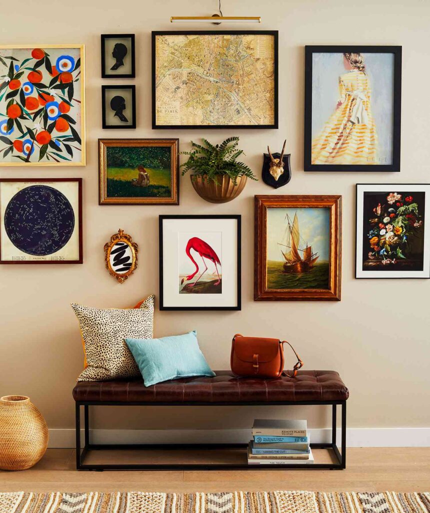 10 Maneiras De Usar Quadros Na Decoração 12 10 maneiras de usar quadros na decoração