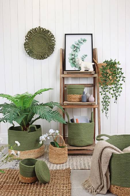 5 maneiras de usar cestas decorativas
