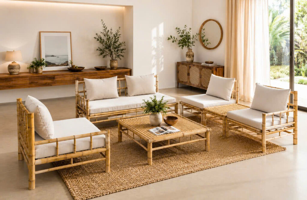 5 Maneiras De Usar Móveis De Bambu Na Decoração 11 5 maneiras de usar móveis de bambu na decoração